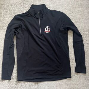 Men’s Super Bowl LI Black Quarter-Zip
